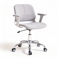 Bureau stoel met verstelbare hoogte grijs 45 x 60 x 90cm kunststof en stof